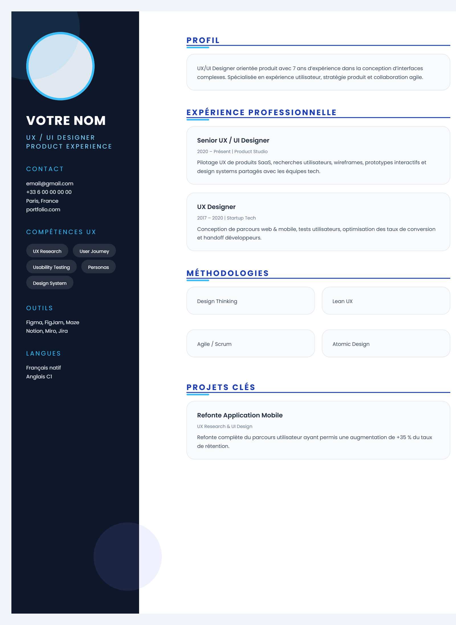 UX / UI Designer – Product Experience