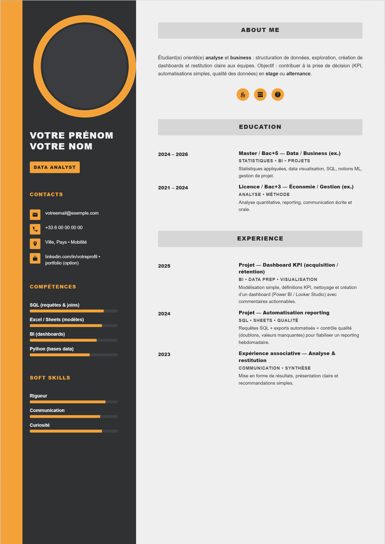 Data Analyst (Stage/Alternance)— Amber Sidebar